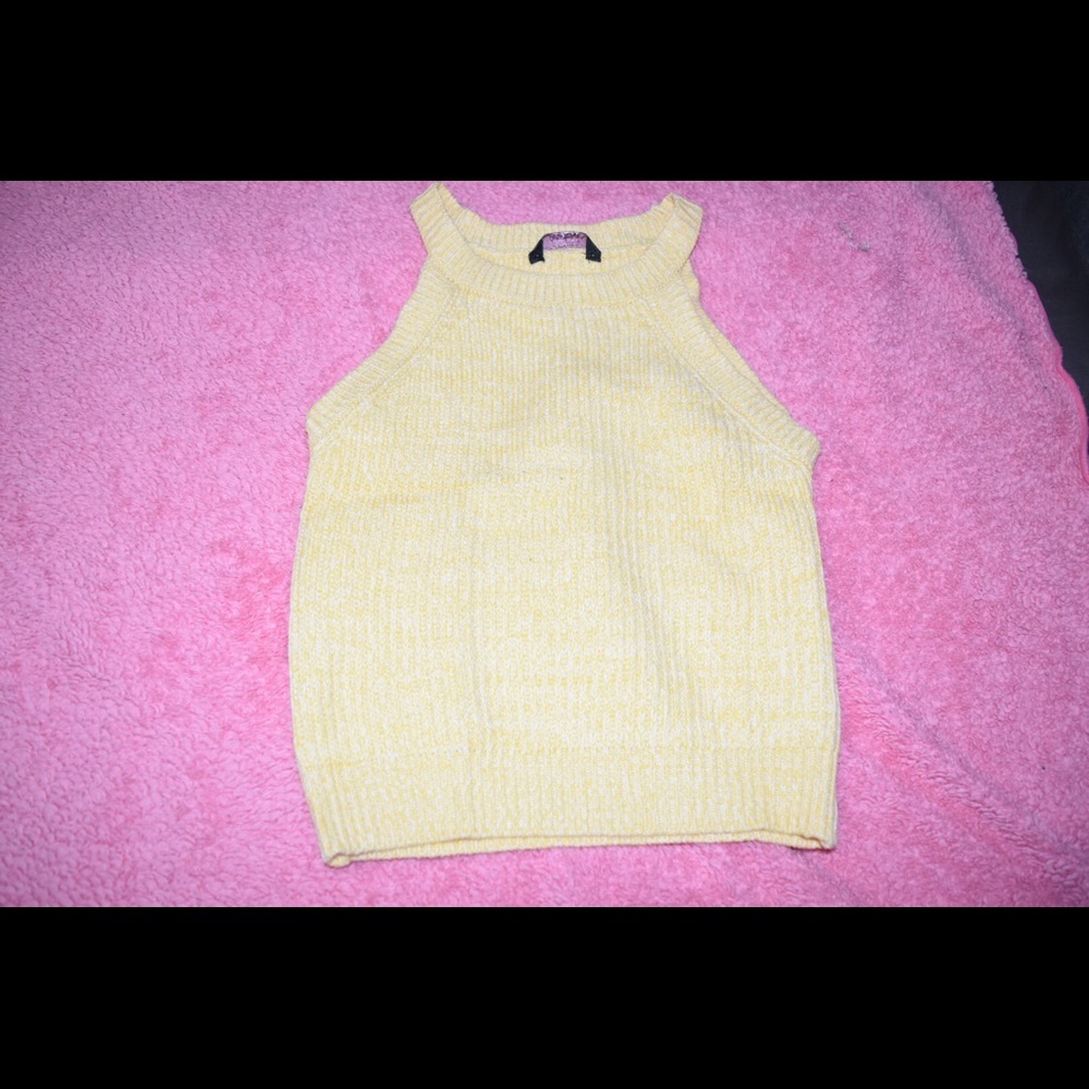 Sweatshirt tank top